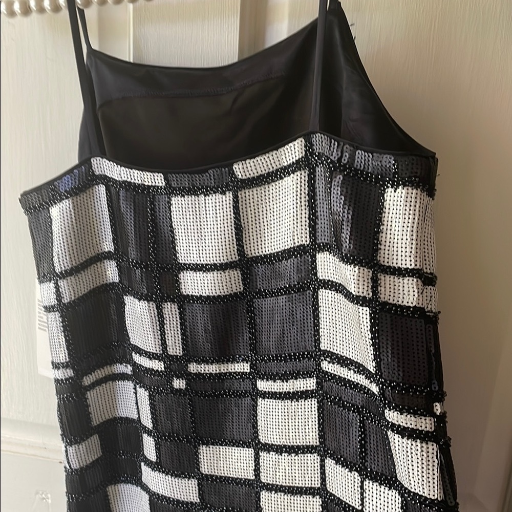 W By Worth Navy and White Geometric Dress - Picture 8 of 15